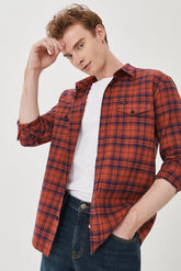 LEE REGULAR SHIRT RED OCHRE L69HCAOE 112140628